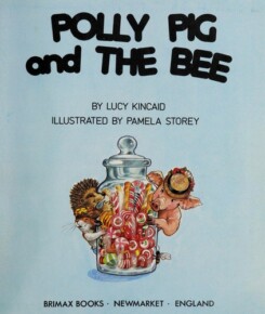 Polly Pig and the Bee - Book Cover